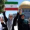 اهتزاز پرچم مقدس ایران در قدس شریف